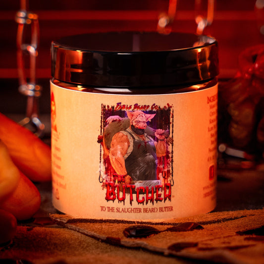 The Butcher - Beard Butter - Warm Cocoa Butter, Black Cardamom, Old Tanned Leather
