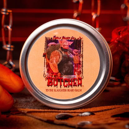 The Butcher - Beard Balm - Warm Cocoa Butter, Black Cardamom, Old Tanned Leather