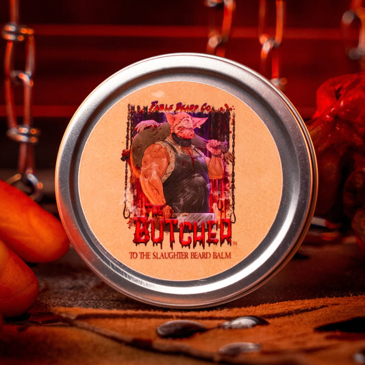 The Butcher - Beard Balm - Warm Cocoa Butter, Black Cardamom, Old Tanned Leather