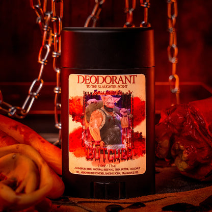 The Butcher - Deodorant - Warm Cocoa Butter, Black Cardamom, Old Tanned Leather