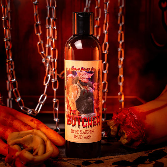 The Butcher - Beard Wash - Warm Cocoa Butter, Black Cardamom, Old Tanned Leather