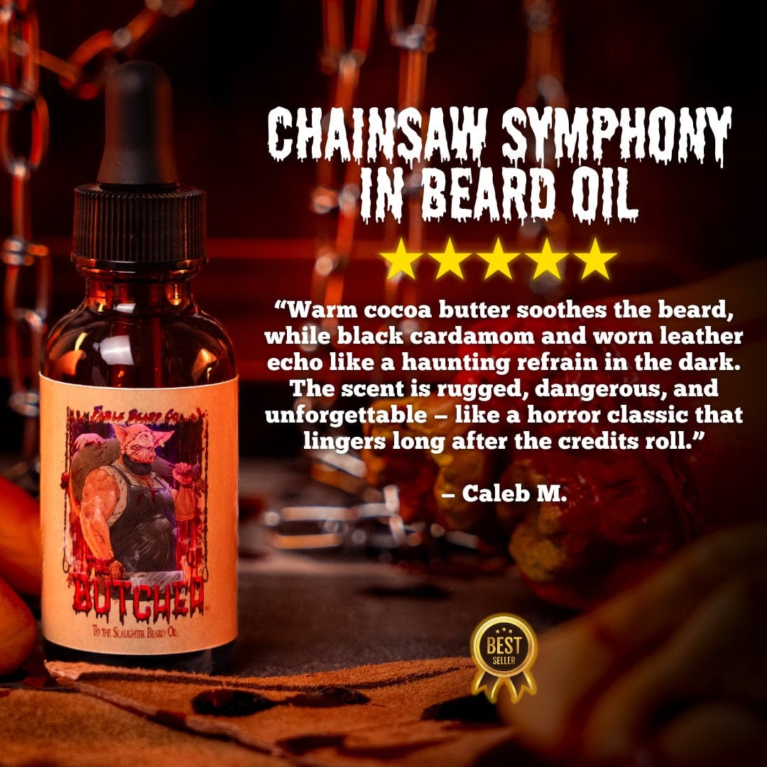 The Butcher - Beard Oil - Warm Cocoa Butter, Black Cardamom, Old Tanned Leather
