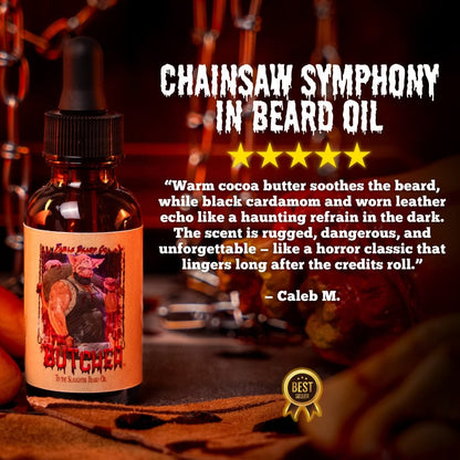 The Butcher - Beard Oil - Warm Cocoa Butter, Black Cardamom, Old Tanned Leather