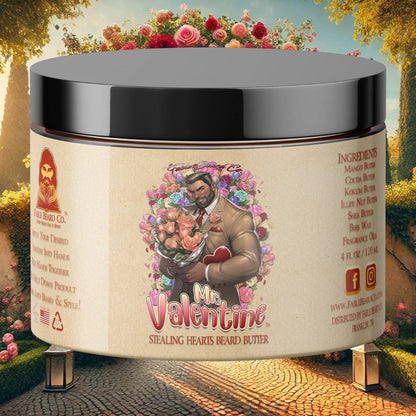 Mr. Valentine - Beard Butter - Ripe Strawberries, Velvety Chocolate, and Creamy Nougat