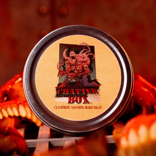 Chatterbox - Beard Balm - Browned Butter Glaze, Charred Pumpkin Sugar, Spiced Baked Apple