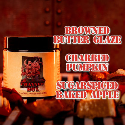 Chatterbox - Beard Butter - Browned Butter Glaze, Charred Pumpkin Sugar, Spiced Baked Apple