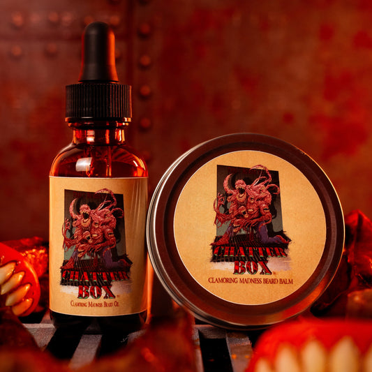 Chatterbox - Beard Oil & Balm Kit - Browned Butter Glaze, Charred Pumpkin Sugar, Spiced Baked Apple