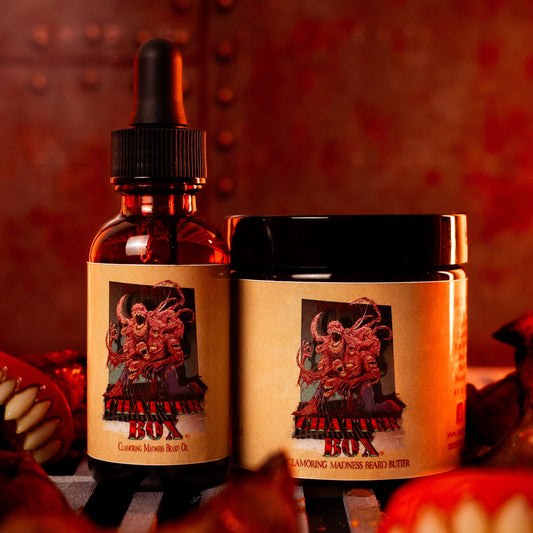 Chatterbox - Beard Oil & Butter Kit - Browned Butter Glaze, Charred Pumpkin Sugar, Spiced Baked Apple