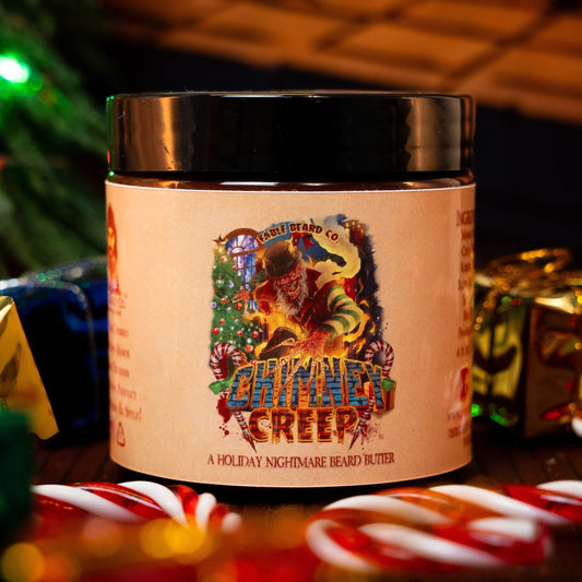 Chimney Creep - Beard Butter - Smoldering Fireplace, Christmas Trees, Twisted Candy Cane