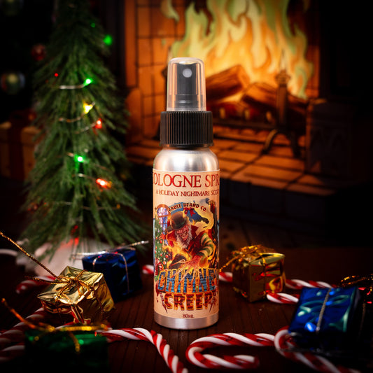 Chimney Creep - Cologne - Smoldering Fireplace, Christmas Trees, Twisted Candy Cane
