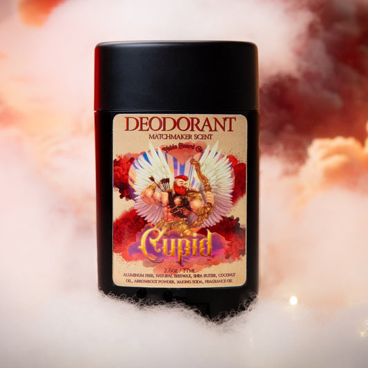 Cupid - Deodorant - Sweet Amber, Vanilla Musk, Oak Arrow, Milk Chocolate