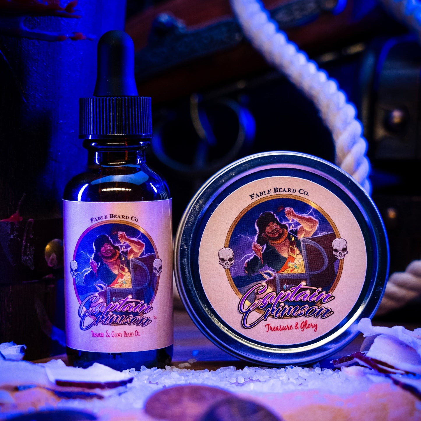 Captain Crimson - Basic Beard Care Kit