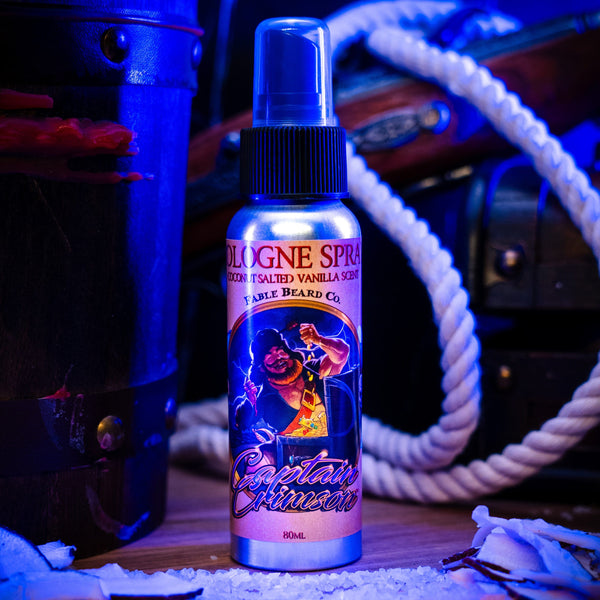 Captain Crimson - Cologne - Creamy Coconut, Warm Amber, Sea Salt