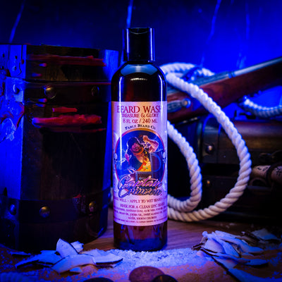 Captain Crimson - Beard Wash - Creamy Coconut, Sea Salt, Fresh Vanilla