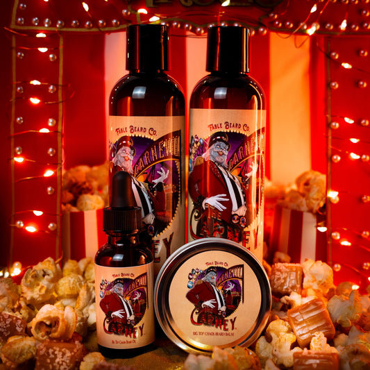 The Carney - Complete Balm Kit - Warm Kettle Corn, Salted Caramel, & Sweet Pipe Tobacco