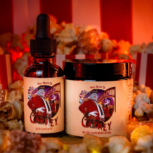 The Carney - Beard Oil & Butter Kit - Warm Kettle Corn, Salted Caramel, & Sweet Pipe Tobacco