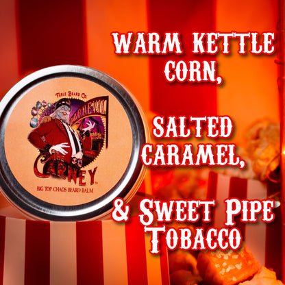 The Carney - Beard Balm - Warm Kettle Corn, Salted Caramel, & Sweet Pipe Tobacco