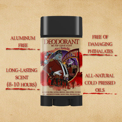 The Carney - Deodorant - Warm Kettle Corn, Salted Caramel, & Sweet Pipe Tobacco
