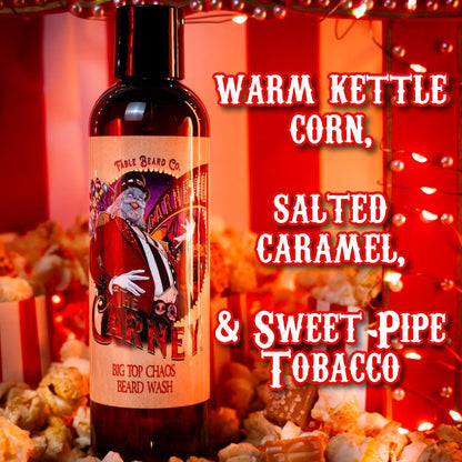 The Carney - Beard Wash - Warm Kettle Corn, Salted Caramel, & Sweet Pipe Tobacco