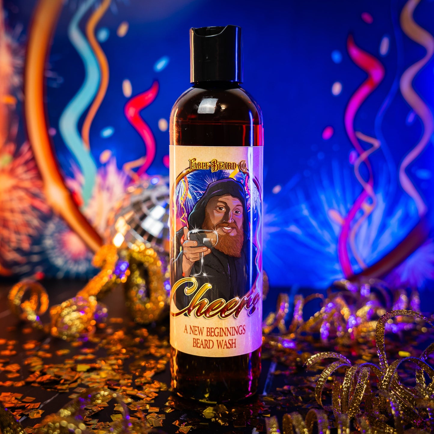 Cheers - Beard Wash - Orange Creme, Aged Champagne, & Fresh Raspberries