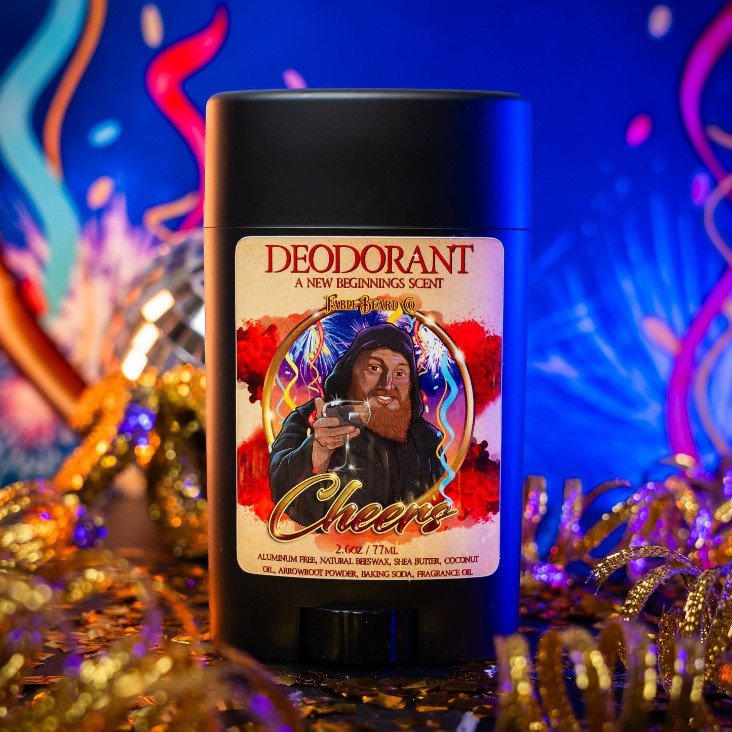 Cheers - Deodorant - Orange Creme, Aged Champagne, & Fresh Raspberries