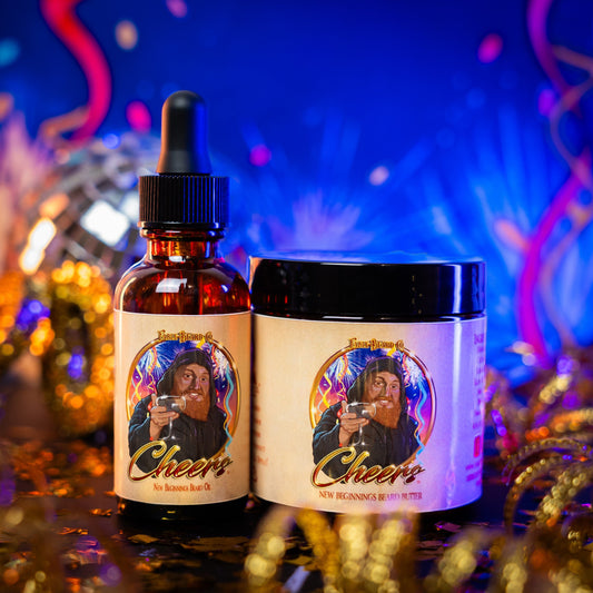 Cheers - Beard Oil & Butter Kit - Orange Creme, Aged Champagne, & Fresh Raspberries