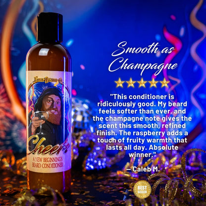 Cheers - Beard Conditioner - Orange Creme, Aged Champagne, & Fresh Raspberries
