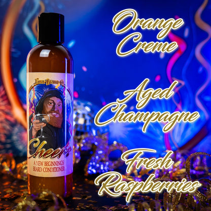 Cheers - Beard Conditioner - Orange Creme, Aged Champagne, & Fresh Raspberries