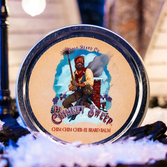 The Chimney Sweep - Beard Balm - Winterberry Bushes, Chimney Plumes, Fresh Snowfall, Woodsy Cigar