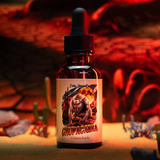 Chupacabra - Beard Oil - Spicy Margarita, Mild Chili Peppers, Flaky Salt, Cactus Flower