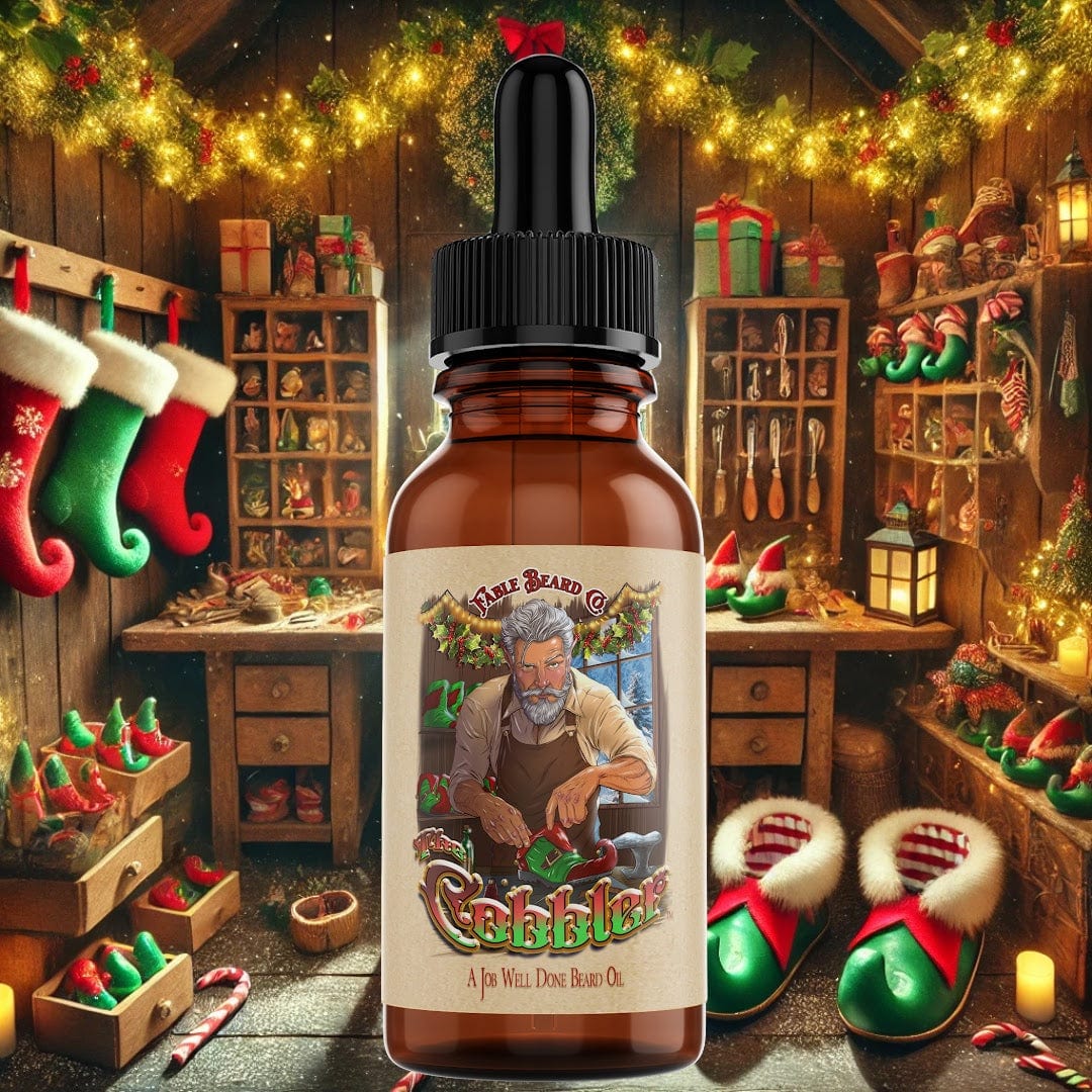 The Cobbler - Beard Oil - Moroccan Mint Tea, Barrel Aged Coffee, and Peppermint Bark