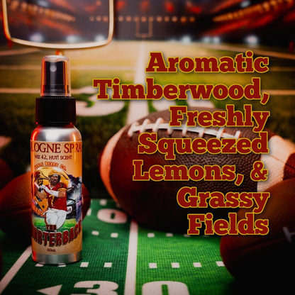 The Quarterback - Cologne - Aromatic Timberwood, Freshly Squeezed Lemons, Grassy Fields