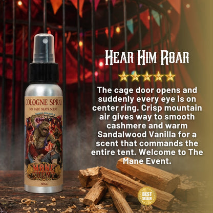 The Mane Event - Cologne - Fall Mountain Air, Warm Cashmere, Sandalwood Vanilla