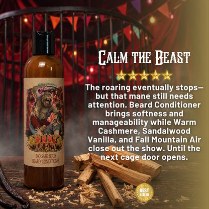 The Mane Event - Beard Conditioner - Fall Mountain Air, Warm Cashmere, Sandalwood Vanilla