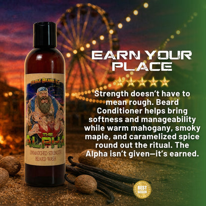 The Alpha - Beard Conditioner - Vanilla Mahogany, Maple Bonfire, Caramelized Nutmeg