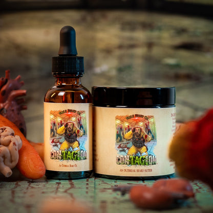 Contagion - Beard Oil & Butter Kit - Smoldering Caraway Spice, Brown Sugar Yams, Caramelized Molasses
