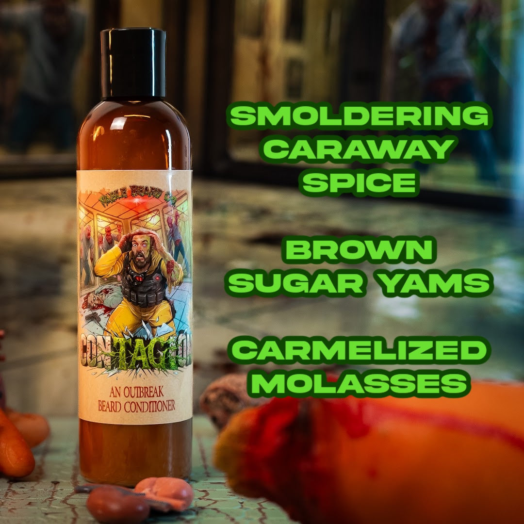 Contagion - Beard Conditioner - Smoldering Caraway Spice, Brown Sugar Yams, Caramelized Molasses