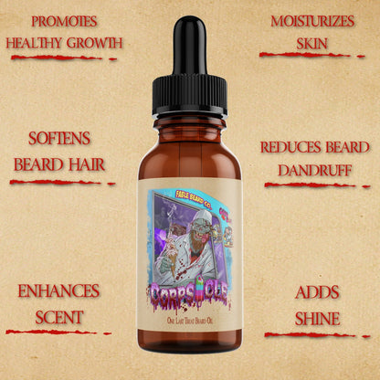 Corpsicle - Beard Oil - Blood Raspberry, Blackscary Jam, Infectious Vanilla