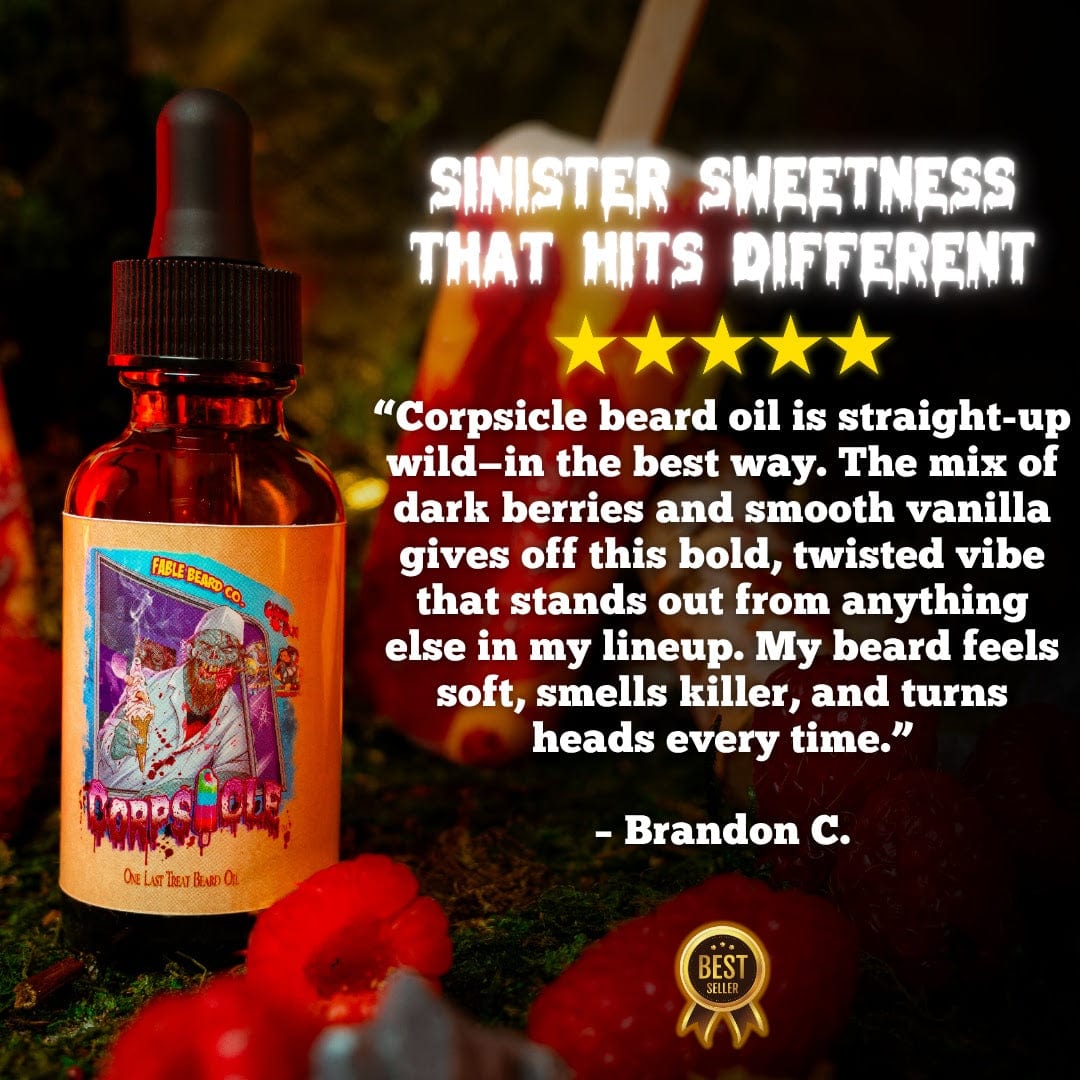 Corpsicle - Beard Oil - Blood Raspberry, Blackscary Jam, Infectious Vanilla