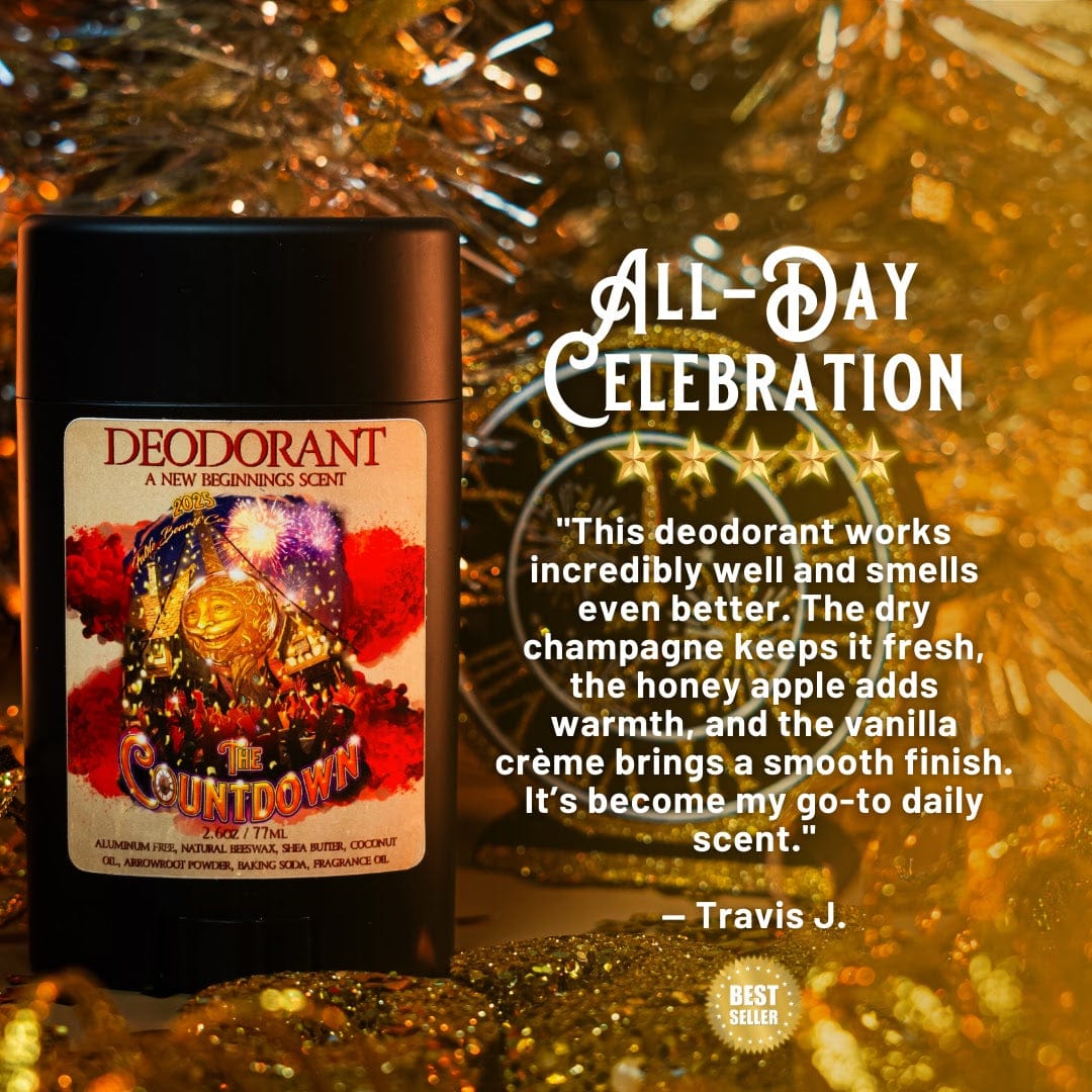 The Countdown - Deodorant - Dry Champagne, Honey Apple, Coconut Flakes, Vanilla Crème