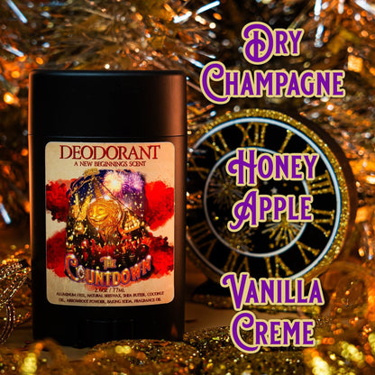 The Countdown - Deodorant - Dry Champagne, Honey Apple, Coconut Flakes, Vanilla Crème