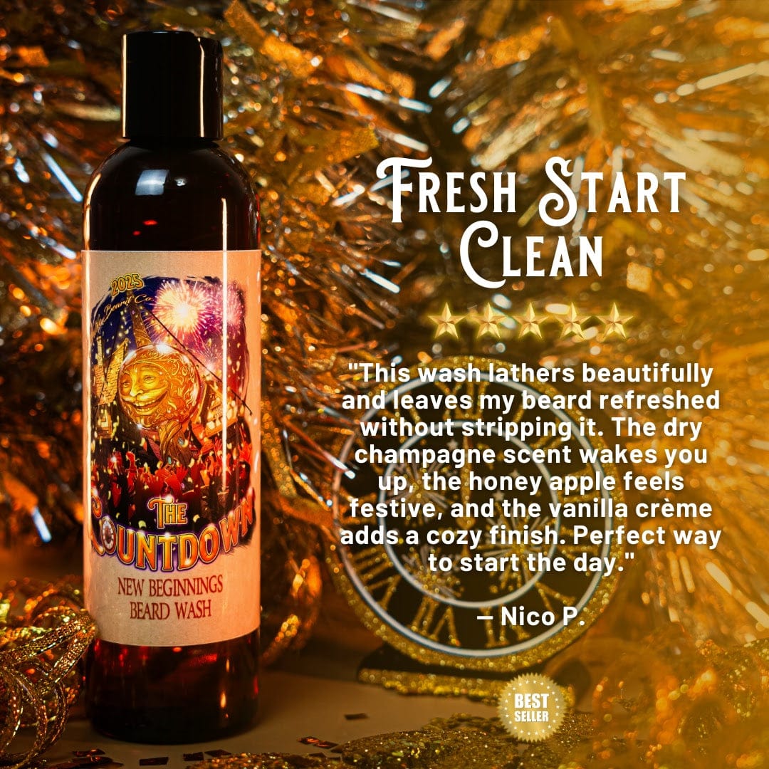 The Countdown - Beard Wash - Dry Champagne, Honey Apple, Coconut Flakes, Vanilla Crème
