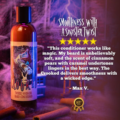 The Crooked - Beard Conditioner - Caramel Custard, Cinnamon Pears, Twisted Spiced Chai