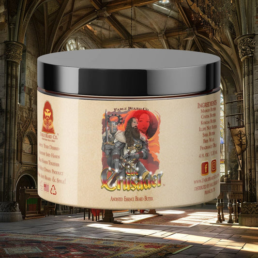 The Crusader - Beard Butter - Ancient Citrus Musk, Lavender Soaked Sandalwood, and Eucalyptus Spice