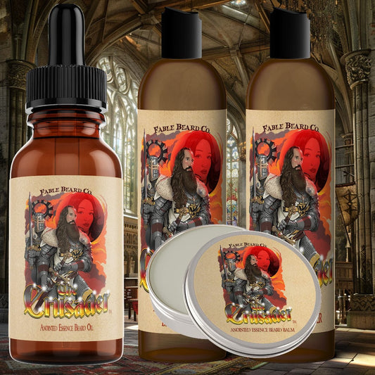 The Crusader - Complete Balm Kit - Ancient Citrus Musk, Lavender Soaked Sandalwood, and Eucalyptus Spice