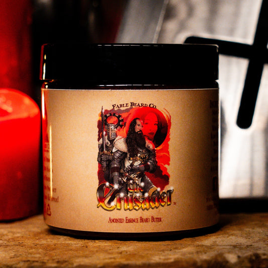 The Crusader - Beard Butter - Ancient Citrus Musk, Lavender Soaked Sandalwood, and Eucalyptus Spice