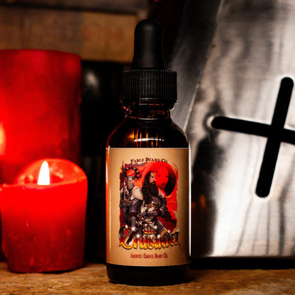 The Crusader - Beard Oil - Ancient Citrus Musk, Lavender Soaked Sandalwood, and Eucalyptus Spice