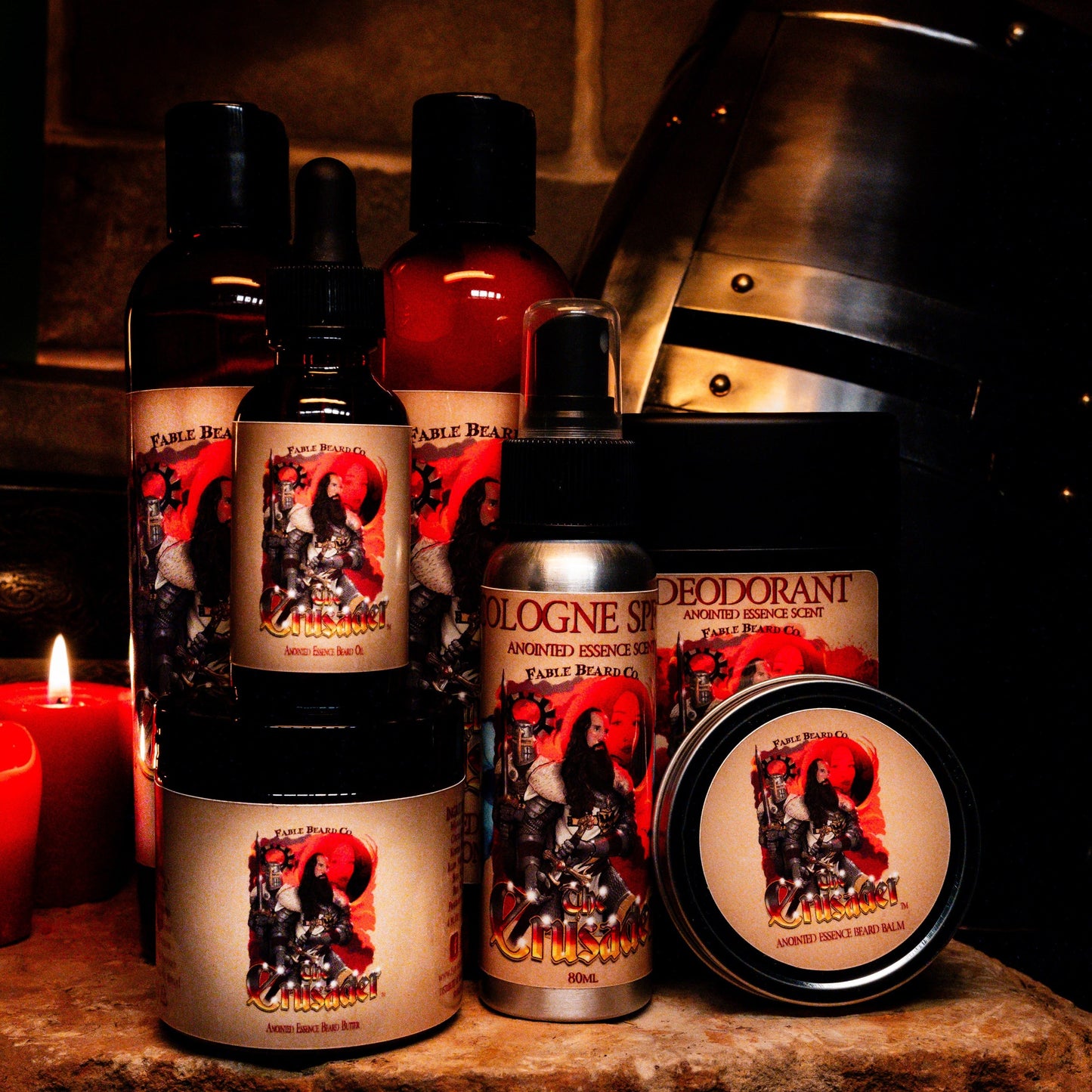 The Crusader - Ultimate Bundle - Ancient Citrus Musk, Lavender Soaked Sandalwood, and Eucalyptus Spice