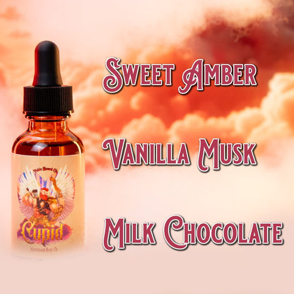 Cupid - Beard Oil - Sweet Amber, Vanilla Musk, Oak Arrow, Milk Chocolate