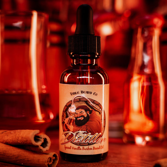 The Distiller - Beard Oil - Mulled Spices, Aged Bourbon, and Deep Barrel Woods